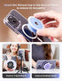 PROfezzion Silicone Suction Phone Case Magnetic Mount for iPhone 15/14/13/12 MagSafe Case & All Phones, Long-lasting