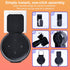 Echo Dot Wall Mount Holder for 3rd Generation, Black, Space Saving Alexa Accessories with Built-in Cable Management