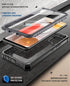 Poetic Guardian Case for Samsung Galaxy A42 5G, Black/Clear Full Body Hybrid Shockproof Case with Screen Protector