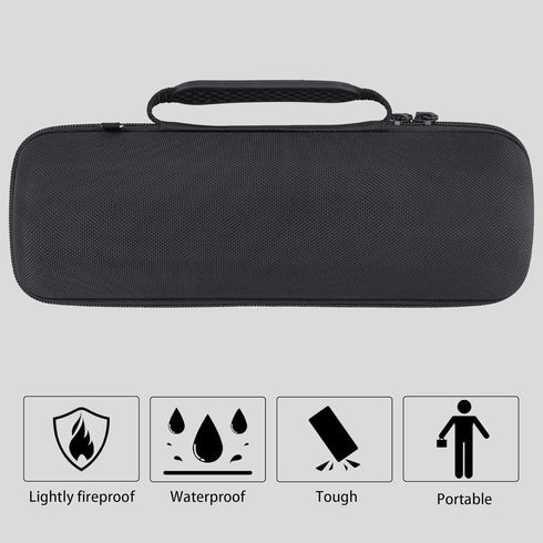 co2CREA Hard Case Replacement for Sony ULT Field 1 Wireless Ultra Portable Bluetooth Speaker (Black Case)
