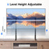 XINLEI 22 65 inch 800x500mm, 120lbs ML1760E Universal Table Top TV Stand for Most to LCD LED Plasma Flat Screen TVs