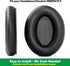 Softer Protein Leather/Memory Foam Earpads for Srhythm NC25 NC35 Headphones - Professional Replacement Cushions