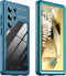 Ezanmull Waterproof Case for Samsung Galaxy S24 Ultra, Full Body Protective Cover with Built-in Screen Protector, Teal