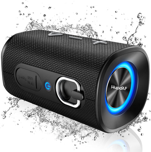Hupoaf Bluetooth 5.4 Speaker, 2026 Wireless Bluetooth Speaker with 20W Stereo Deep Bass,