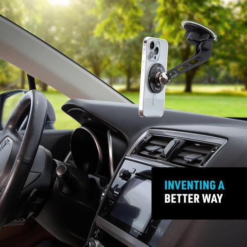 Nite Ize Steelie Windshield Mount - Phone Holder for Car Windshield - Alternative to Car Dashboard & Vent Phone Mounts