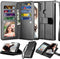 Njjex Galaxy A11 Case for Samsung Galaxy A11, Wallet Case with 9 Card Slots, PU Leather Folio Flip, Detachable