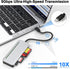 Memory Stick Pro Duo Card Reader, 7 in 1 USB C Adapter for SD/TF/CF/XD/MS, Multi Card Reader for Camera & Laptop