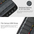 JBOS 10 10 USB Flash Drive Case with USB Drive Slots and Memory Card Slots Storage Organizer Case Holder for Thumb