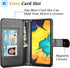 Takfox Wallet Case for Samsung Galaxy A50, PU Leather with 9 Card Slots, Folio Flip Magnetic Detachable Case (Black)