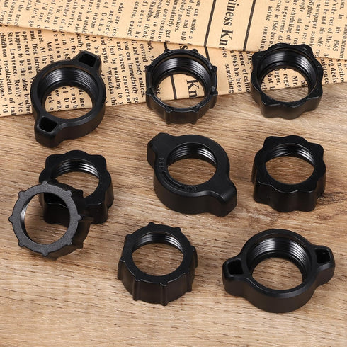 Skrfren 9 Pack 17mm Ball-Adapter Fixed Adapter, Phone Holder Tightening Nut Replacement Head Bracket Holder Ring