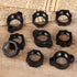 Skrfren 9 Pack 17mm Ball-Adapter Fixed Adapter, Phone Holder Tightening Nut Replacement Head Bracket Holder Ring