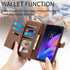 uriet Compatible with TCL 30 XL T701DL Wallet Case with Wrist Strap, Leather Flip Credit Card Holder Stand for 30XL 2022