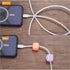 6Pcs MECCANIXITY Magnetic Cable Clips, Self-Adhesive Cable Management Clamp Cord Organizer for Charging Cable, Computer