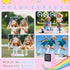 QMWLABS 1080P 32GB MP3 3-12 Kids Camera Instant Print Digital Camera with Thermal Paper, HD Video, Selfie Lens, SD
