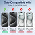Ambison 2 Pack Matte Glass Screen Protector for iPhone 15 Pro 2023, 6.1", 9H Tempered Glass, Anti-Glare, Bubble Free.