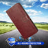 Asuwish Wallet Case for Samsung Galaxy J4 Plus, Tempered Glass Screen Protector, Leather Flip Card Holder