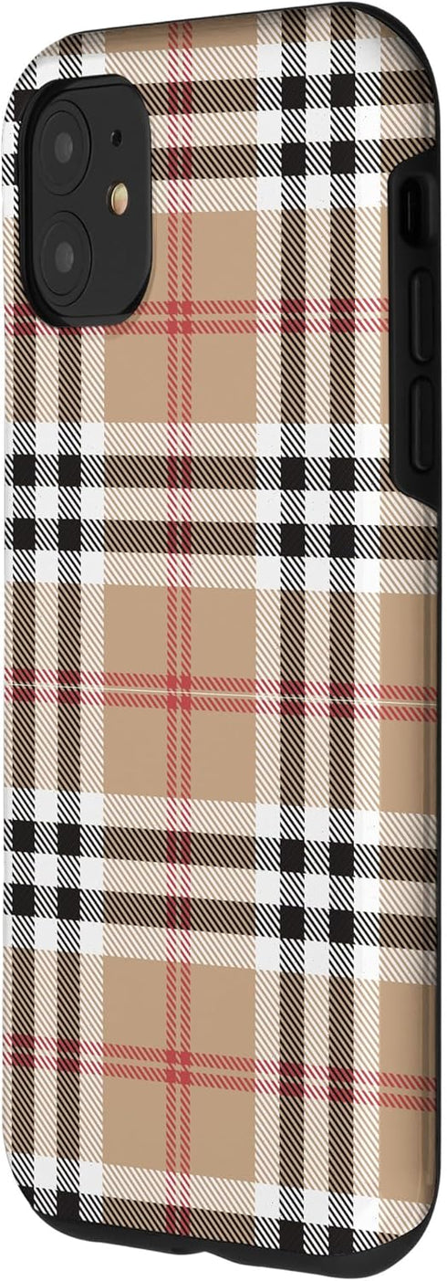 iPhone 11 Checkered Plaid Flannel Gingham Pattern Case