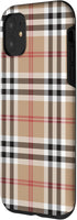 iPhone 11 Checkered Plaid Flannel Gingham Pattern Case