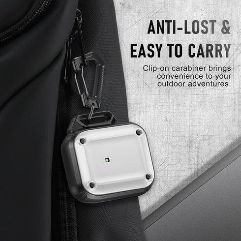 Maxjoy AirPods 2nd Generation Case with Cleaner Kit, Magnetic, Drop-Proof, Wear-Resistant, White Cover for Men and Women
