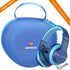 Aproca Hard Storage Case for iClever BTH12 Kids Bluetooth Headphones, Blue
