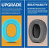 WH-XB910N Ear Pads - TRANSTEK Replacement Ear Cushion Compatible with WH-XB910N XB910 N Headphones (Grey Fabric)