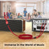 MOSWAG RCA Stereo Cable, 2RCA Male to 2RCA Male, 3.28ft/1M, 24K Gold Plated for Home Theater, Car Stereo