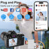Suejezt 4 1 in SD Card Reader for iPhone/iPad/Mac, USB-C/Lightning/USB-A Memory Card Reader, Photo Transfer from