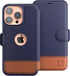 LUPA Legacy Wallet Case for iPhone 13 Pro - Slim Durable Flip Case with Card Holder, Faux Leather, Desert Sky
