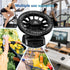 EFEALL Magnetic Phone Holder, Strong Magnet Stroller Phone Mount with Two Metal Rings, for Indoor Gym Equipment(