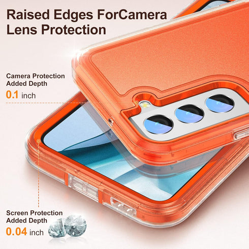 BaHaHoues Samsung Galaxy S22 Case with Built-in Kickstand, Shockproof/Dustproof/Drop Proof Military Grade Protective