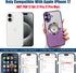 Misscase 17 for iPhone Magnetic Glitter Case Compatible with MagSafe,Full Protection Slim Shockproof Anti-Scratch Case