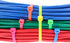 Secure 8 Inch Fluorescent Pink Nylon Cable Tie - 50 lb Standard, 100 Pack