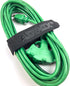 4pc 18" x 1.5" Nylon Webbing Hook and Loop Cinch Straps with Metal Buckle, Reusable Fastening Straps