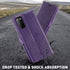 MONASAY Wallet Case for Galaxy S20+ Plus 5G, 6.7 inch, Flip Folio Leather Cover with Screen Protector, Purple