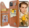 LOHASIC Wallet Case for iPhone 11 Pro Max, 5 Card Holder, Premium PU Leather, Magnetic Clasp, Kickstand Flip Folio, 6.5