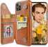 LOHASIC Wallet Case for iPhone 11 Pro Max, 5 Card Holder, Premium PU Leather, Magnetic Clasp, Kickstand Flip Folio, 6.5