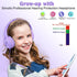 SIMOLIO Wired Headphones for Kids, Girls School Headphone with Microphone, Safe Volume Limiter, Foldable Adjustable