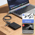 PD 60W USB C Multi Fast Charging Cable, 5-in-1 Nylon Braided Cord for Laptop/Tablet/Phone, 3A