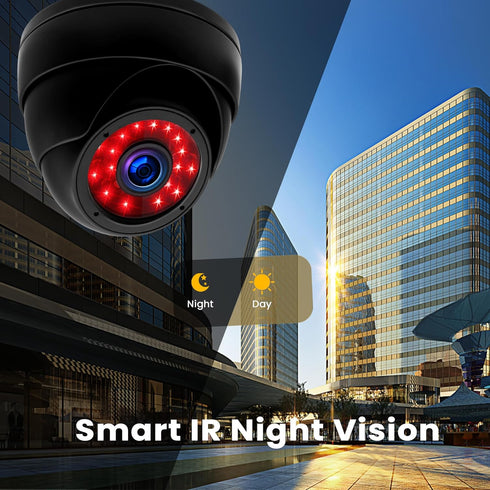 USB Security Camera Outdoor Dome Webcam, 720P Day & Night Vision, Waterproof Camera for Car Park Baby Monitor Home