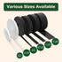 ECOHomes 3/4 Inch x 30 FT Cable Ties Wrap, Double Sided Hook and Loop Straps for Cable & Cord Management