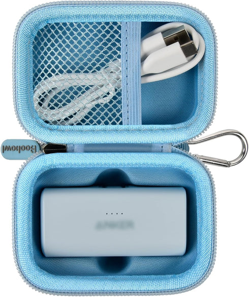 Boobowl Case Compatible with Anker Nano Portable Charger Power Bank, 5,000 Mah, with Built-in Lightning Connector,