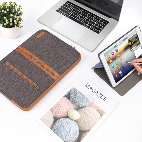 DOMISO 10.1 inch Laptop Sleeve Case, Water Resistant Shockproof Bag for 10.5" 11" iPad Pro Air 2018-2021/10.2"