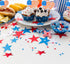 250 American Flag Heart Stickers, Patriotic Decals for Events, Celebrations, and Decorations
