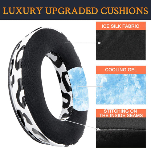 SoloWIT Cooling-Gel Ear Pads - Replacement Cushions for Bose QuietComfort 35 and QC35 II Over-Ear Headphones