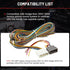 2002-2004 RED WOLF Car Factory Amplifier Bypass Wiring Harness Fit for Dodge Ram OEM AMP Wire Cable Plug Connector