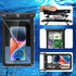 Tekcoo Large Capacity Waterproof Phone Case, IPX8 2-Pack Black Pouch for iPhone 15/14/13/12/11 Pro Max, Galaxy S24 Ultra