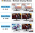 Movcle 4K 2 Docking Station Dual Monitor, USB C Docking Station, HDMI Splitter Extended Display, Dual HDMI Adapter