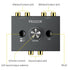 PROZOR RCA Stereo Audio Switcher, 2 in 1 Out R/L Stereo Switch, 1 in 2 Out Splitter with Mute Button, No Power Required
