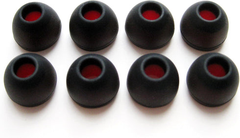 8 Medium (M) Ergonomic Replacement Earbuds Eartips for Sennheiser IE, CX, CXC, CXL, OCX, MM Series
