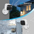 SUJTKZL 2K IP65 2-Way Security Cameras Wireless Outdoor, Battery Powered WiFi Camera for Home Security, Color Night